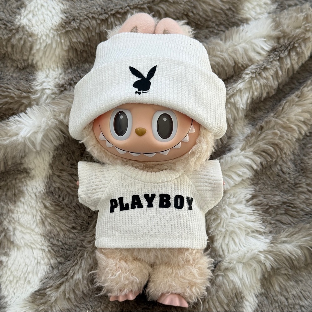 Labubu Outfit Set Playboy - handmade - white or black